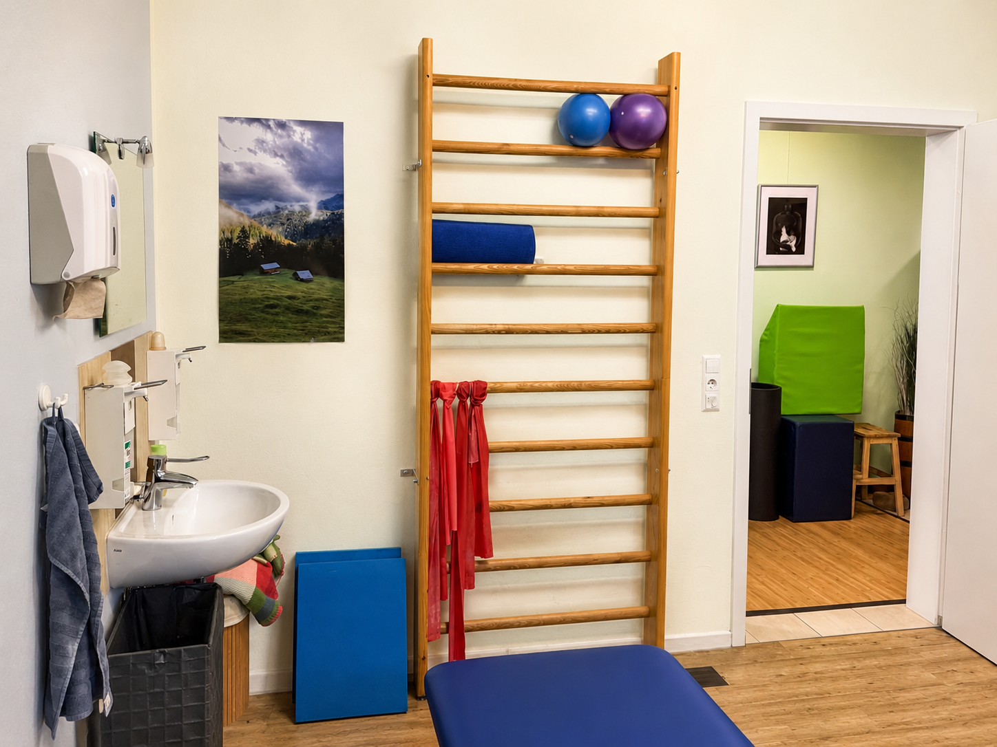 Therapie- und Trainingsbereich der Praxis